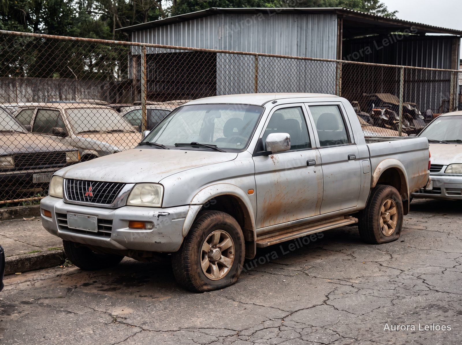 Picape cabine dupla 2.8 diesel 4x4, 2017, prata