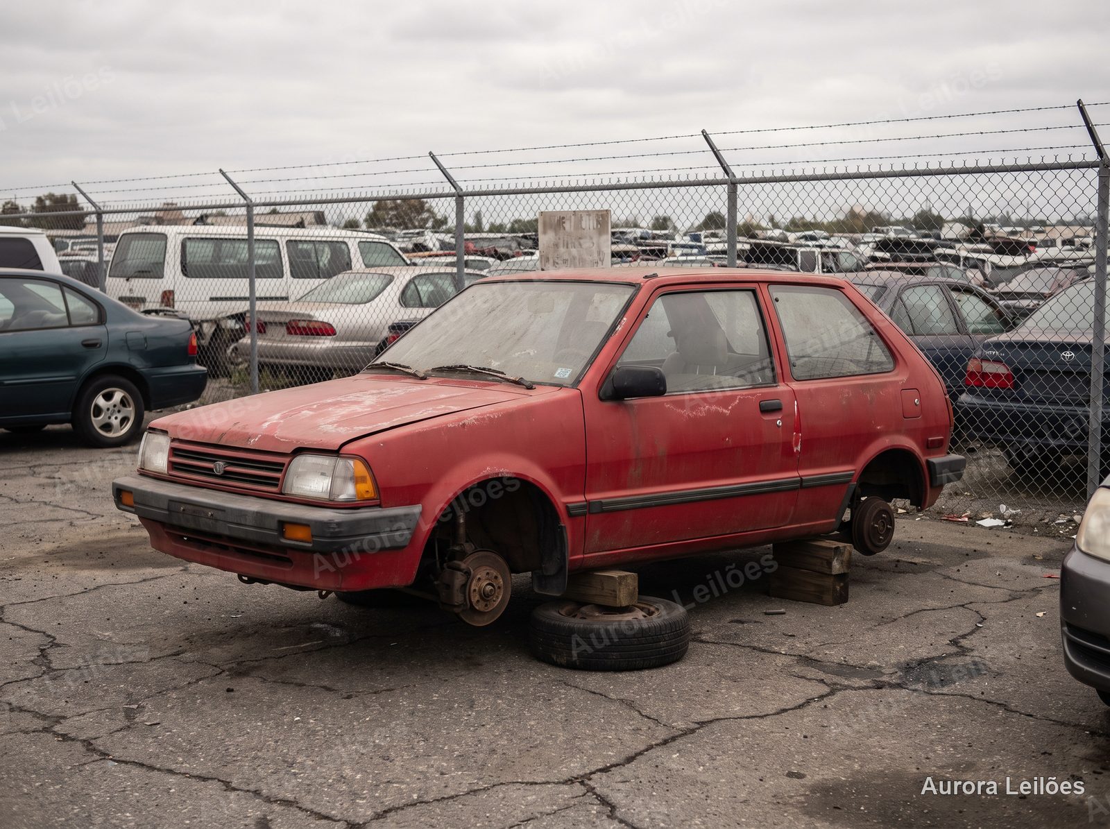 Hatch 1.0, 2014, vermelho, sem rodas